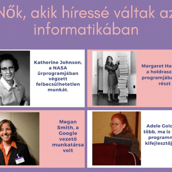 nők akik híressé váltak az informatikában