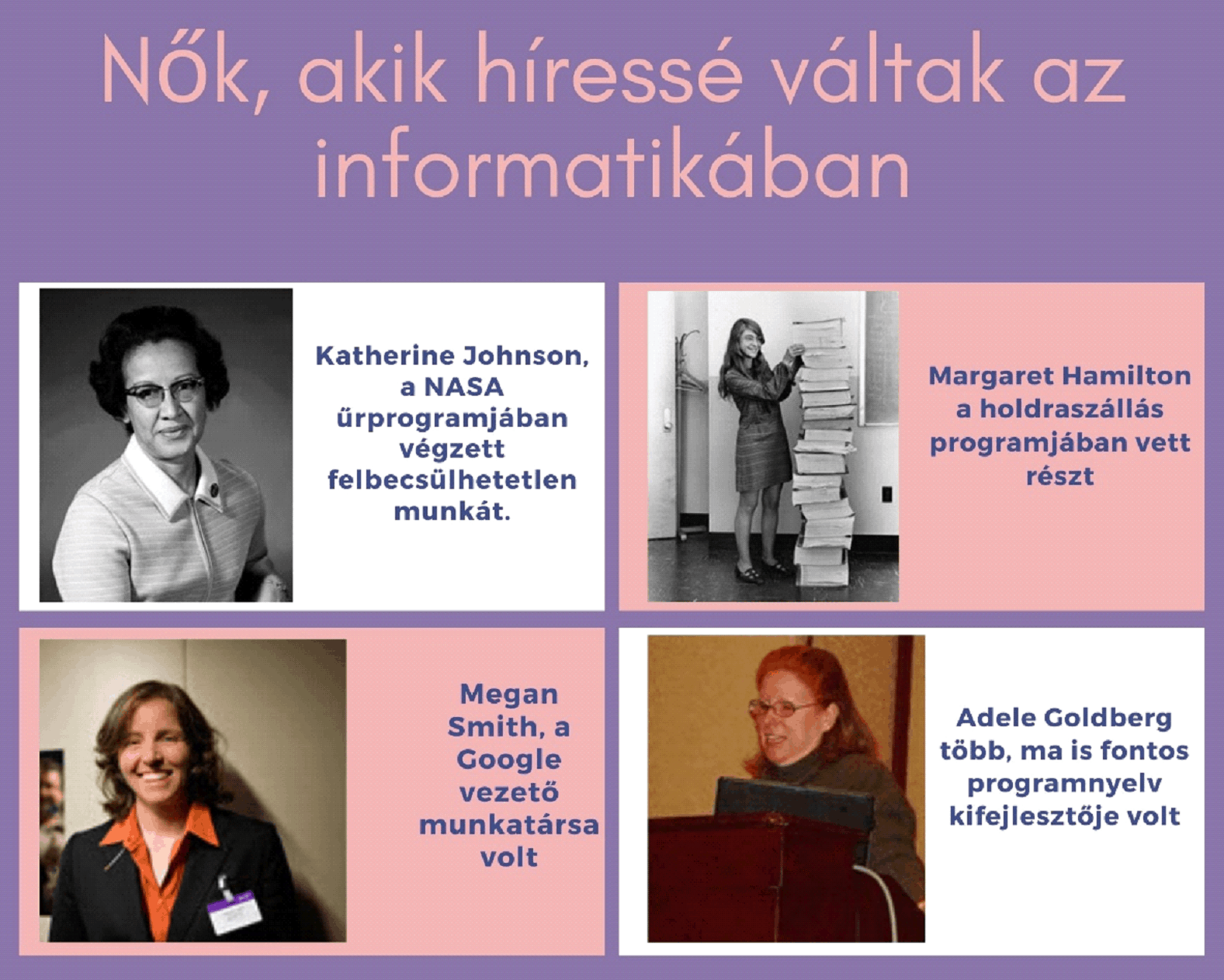 nők akik híressé váltak az informatikában